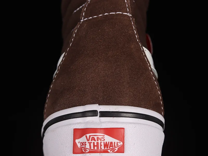 All Categories Vans Vans Series Vans Hi Vans High Top Vans Sk8-Hi Mocha Brown Vans Official Japanese Style High Top Casual Canvas Shoes VN0A5JMJ8EE